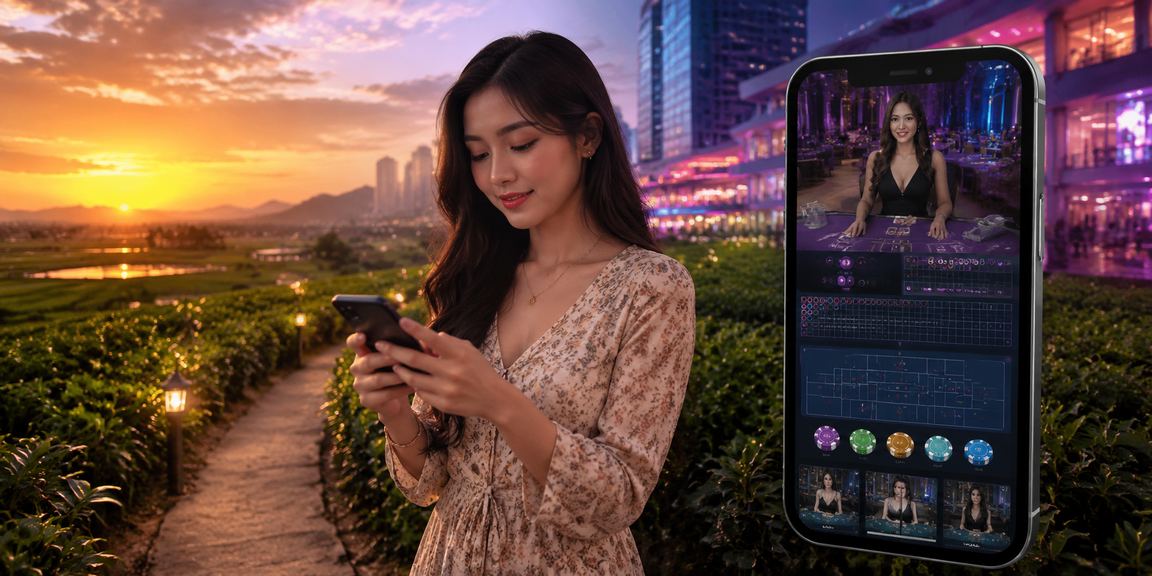 Pengguna Kedah menggunakan aplikasi kasino rs3 pada telefon Android