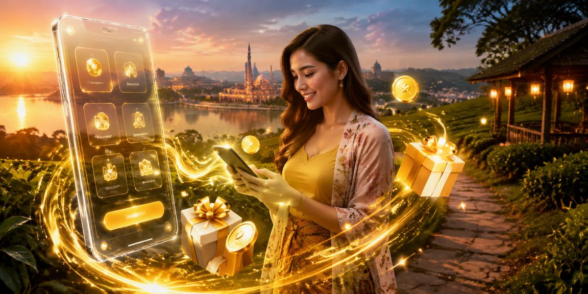 Pengguna Putrajaya mendaftar dan membuat deposit pertama untuk mula bermain
